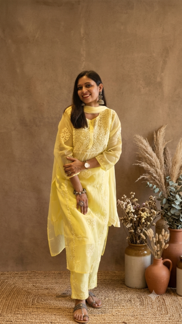 3 Pc Kurti Set