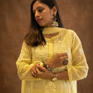 Straight Plain Cloth Kurti Set