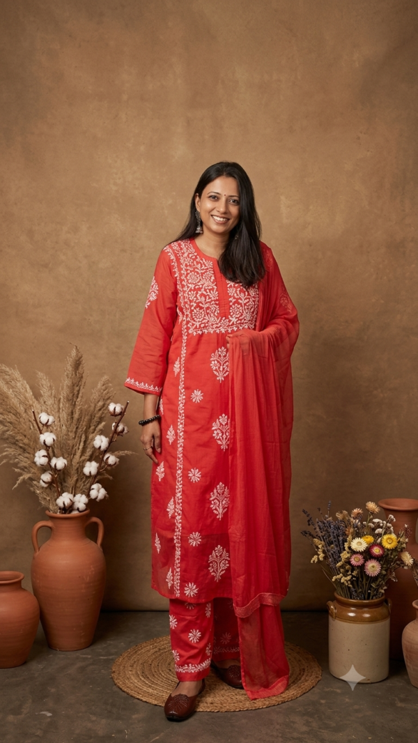3 Pc Kurti Set