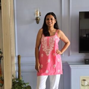 Spaghetti Short Pink Top